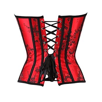 Amazon.com: HNGHOU Women's Sexy Satin Corset Tops Plus Size